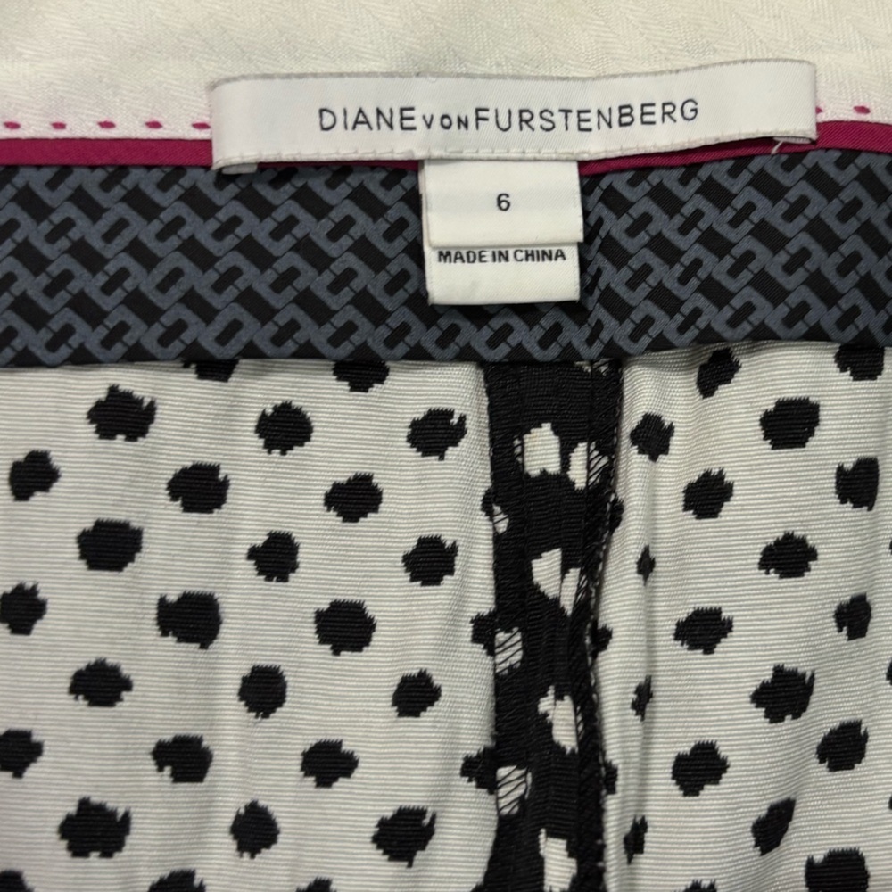 Diane Von Furstenberg spotted print Pants - Picture 3 of 4